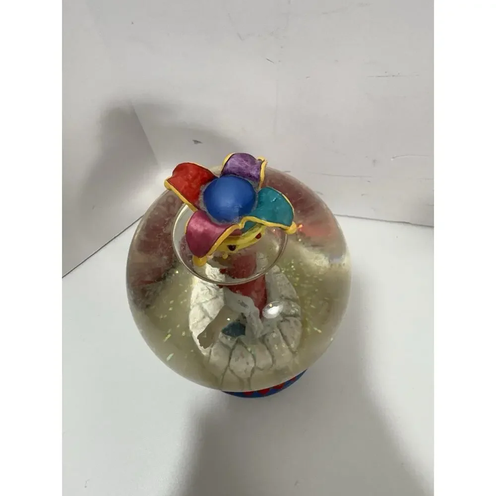 Vintage Disney Enesco Hunchback Notre Dame Quasimodo Jester Snow Globe‎ Musical